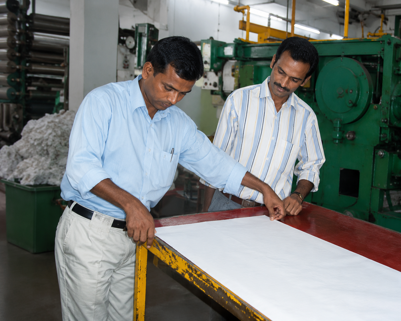Pulp and paper products inspection
